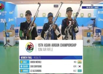 Asian Airgun Championship: India’s Mehuli Ghosh Clinches 10M Air Rifle Gold Medal