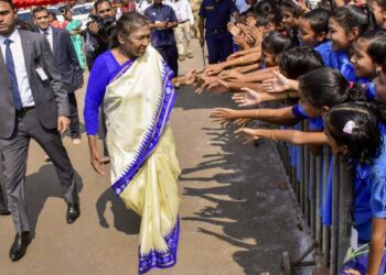 President Draupadi Murmu Walks 2 Kms To Puri Jagannath Mandir
