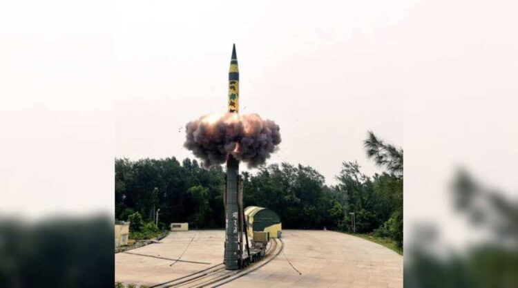 India successfully test fires Agni-V nuclear-capable ballistic missile from Odisha coast