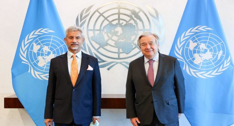 External Affairs Minister Jaishankar Discusses India’s G20 Leadership With Guterres