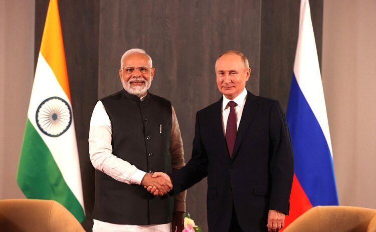 Prime Minister Shri Narendra Modi speaks on telephone with His Excellency Mr Vladimir Putin, President of the Russian Federation