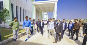 Odisha:CS, 5T Secy Visit Rourkela Review Progress Of Birsa Munda Intl Hockey Stadium