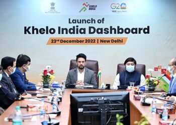 Union Sports Minister Shri Anurag Singh Thakur launches Khelo India Dashboard