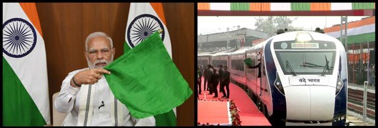 PM flags off Vande Bharat Express connecting Howrah to New Jalpaiguri via video conferencing