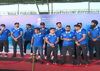 Indian Men’s Hockey Team reaches Odisha ahead of World Cup 2023