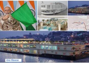PM flags off World’s Longest River Cruise - MV Ganga Vilas in Varanasi via video conferencing