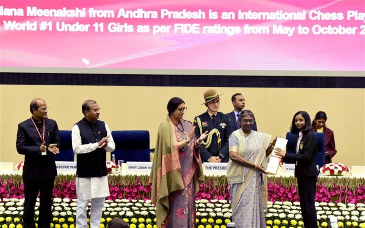 PRESIDENT OF INDIA PRESENTS PRADHAN MANTRI RASHTRIYA BAL PURASKAR 2023