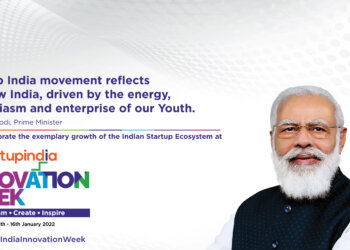 Startup India Innovation Week (10th – 16th January 2023) kick-starts today with several events across India