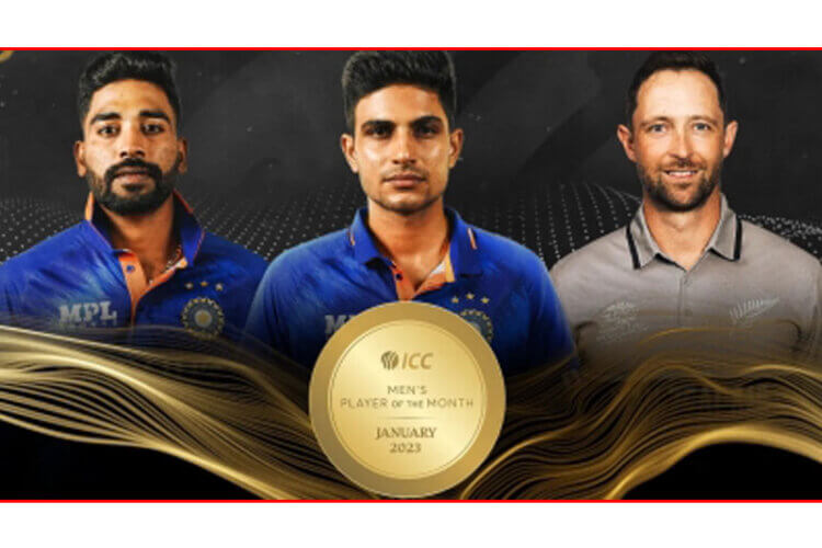 Shubman Gill, Siraj In Shortlist For Men’s Player Of The Month For January 2023