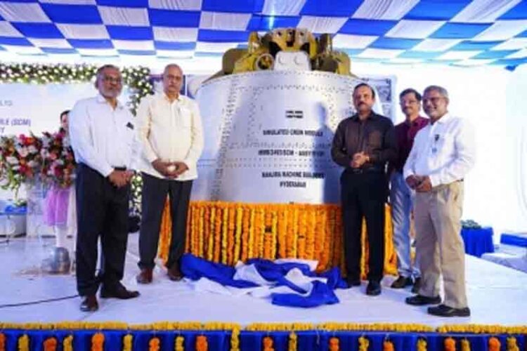 ISRO receives test crew module for human space mission