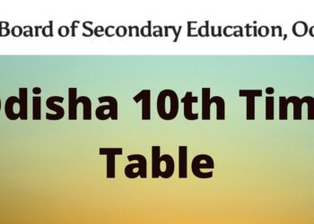 Odisha 10th Exam-2023: Time Table of Summative Assessment-II released