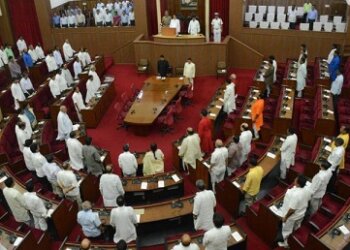 Odisha Assembly Budget Session Begins Amid Opposition Protests
