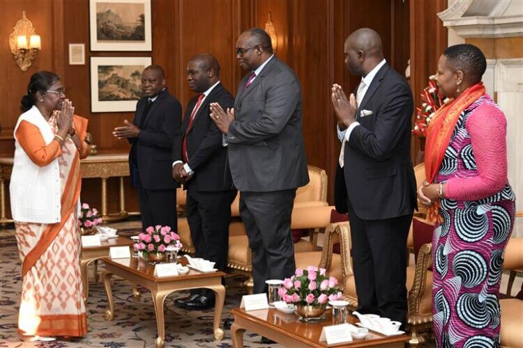 PARLIAMENTARY DELEGATION FROM ZAMBIA CALLS ON THE PRESIDENT