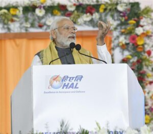 PM dedicates HAL Helicopter Factory to the nation in Tumakuru