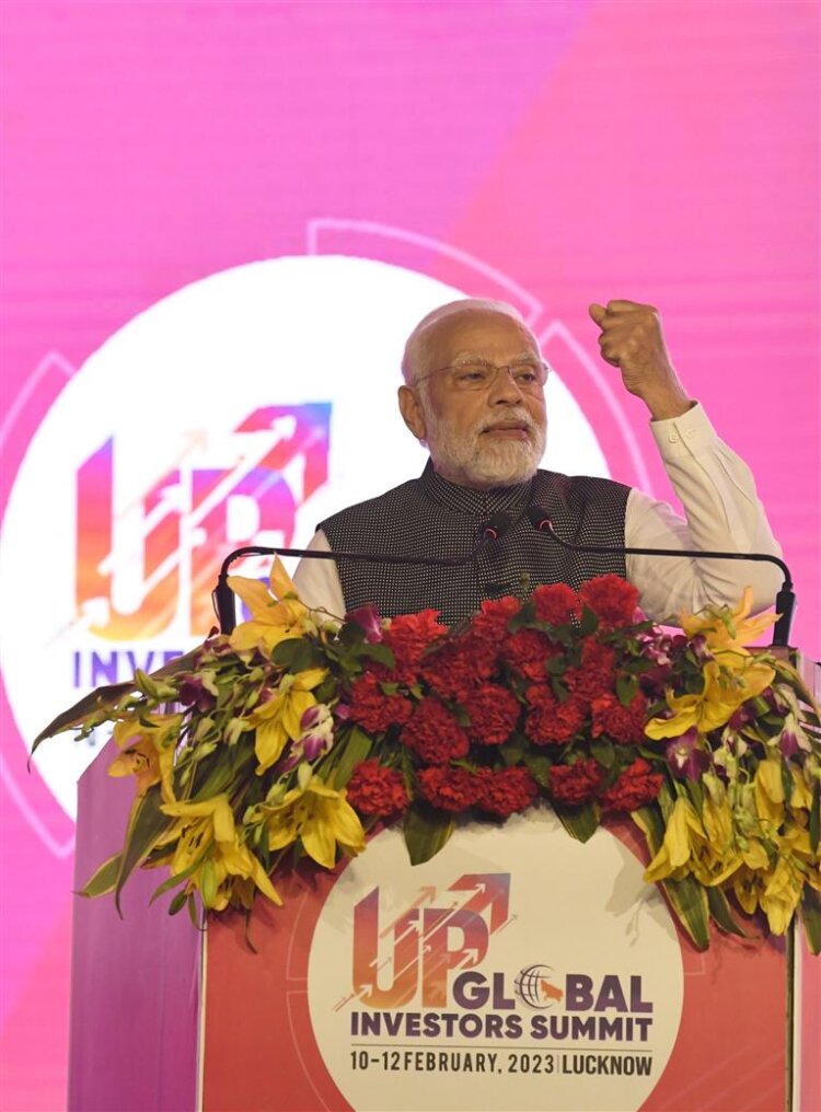 PM inaugurates Uttar Pradesh Global Investors Summit 2023 in Lucknow