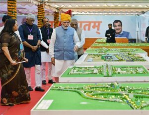 PM dedicates to the nation Delhi – Dausa – Lalsot section of Delhi Mumbai Expressway in Dausa, Rajasthan