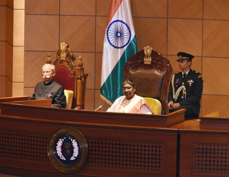 President of India addresses the special session of Arunachal Pradesh Legislative Assembly