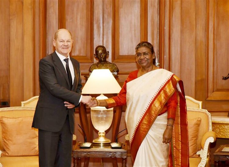 Chancellor of the Federal Republic of Germany calls on the President