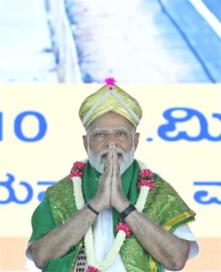 PM lays foundation stone and dedicates key development projects in Mandya, Karnataka