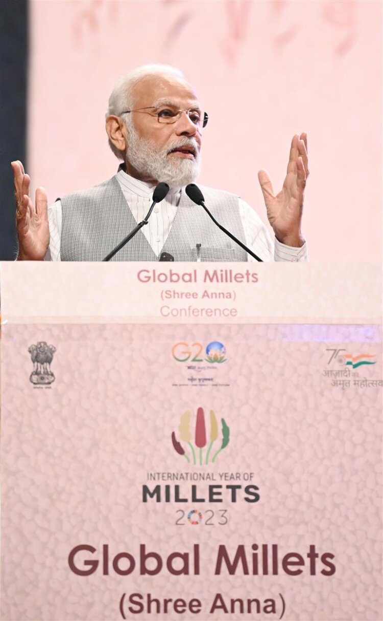 PM inaugurates the Global Millets (Shree Anna) Conference