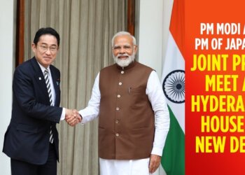 Prime Minister Shri Narendra Modi’s at the Joint Press Meeting with the Prime Minister of Japan AT Hyderabad House In New Delhi
