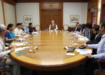 PM chairs a high-level meeting to review status & preparedness of public health response to Covid-19 & Influenza