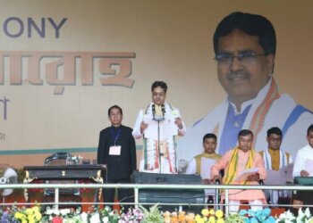 Dr Manik Saha takes oath as Tripura CM, for the 2nd time; 8 ministers sworn in