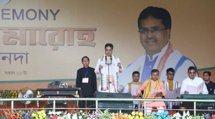 Dr Manik Saha takes oath as Tripura CM, for the 2nd time; 8 ministers sworn in