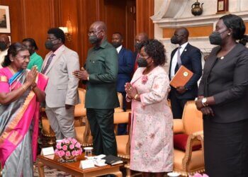 PARLIAMENTARY DELEGATION FROM SOUTH SUDAN CALLS ON THE PRESIDENT