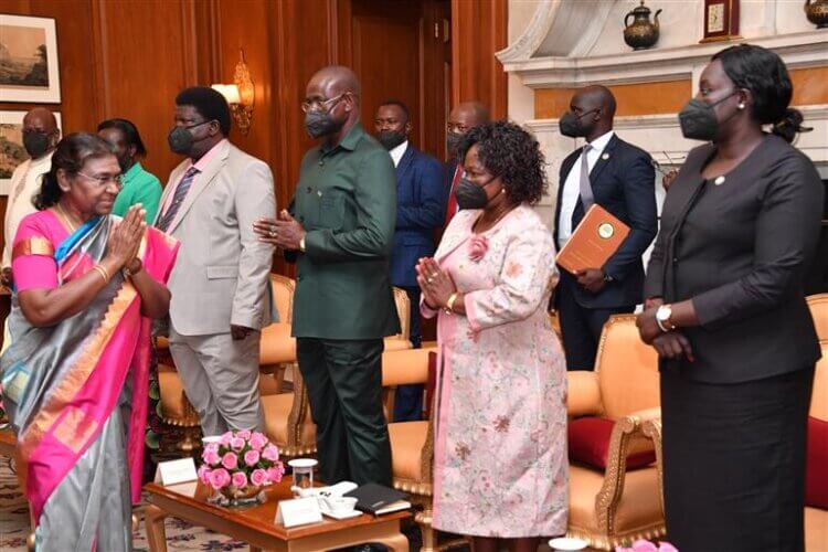 PARLIAMENTARY DELEGATION FROM SOUTH SUDAN CALLS ON THE PRESIDENT