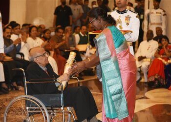 PRESIDENT OF INDIA PRESENTS PADMA AWARDS 2023 AT THE CIVIL INVESTITURE CEREMONY
