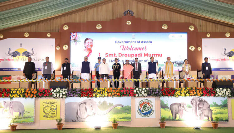 PRESIDENT OF INDIA INAUGURATES GAJ UTSAV-2023