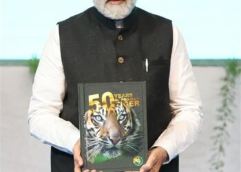 PM inaugurates program ‘Commemoration of 50 years of Project Tiger’ in Mysuru, Karnataka