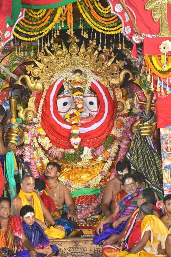 Lord Balabhadra in golden attire