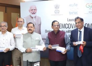 Dr Jitendra Singh launches the GEMCOVAC® -OM, an Omicron-specific mRNA-based Booster vaccine