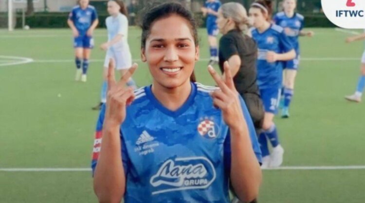 Female Footballer Jyoti Chouhan Becomes First Indian Player To Score In In European Final