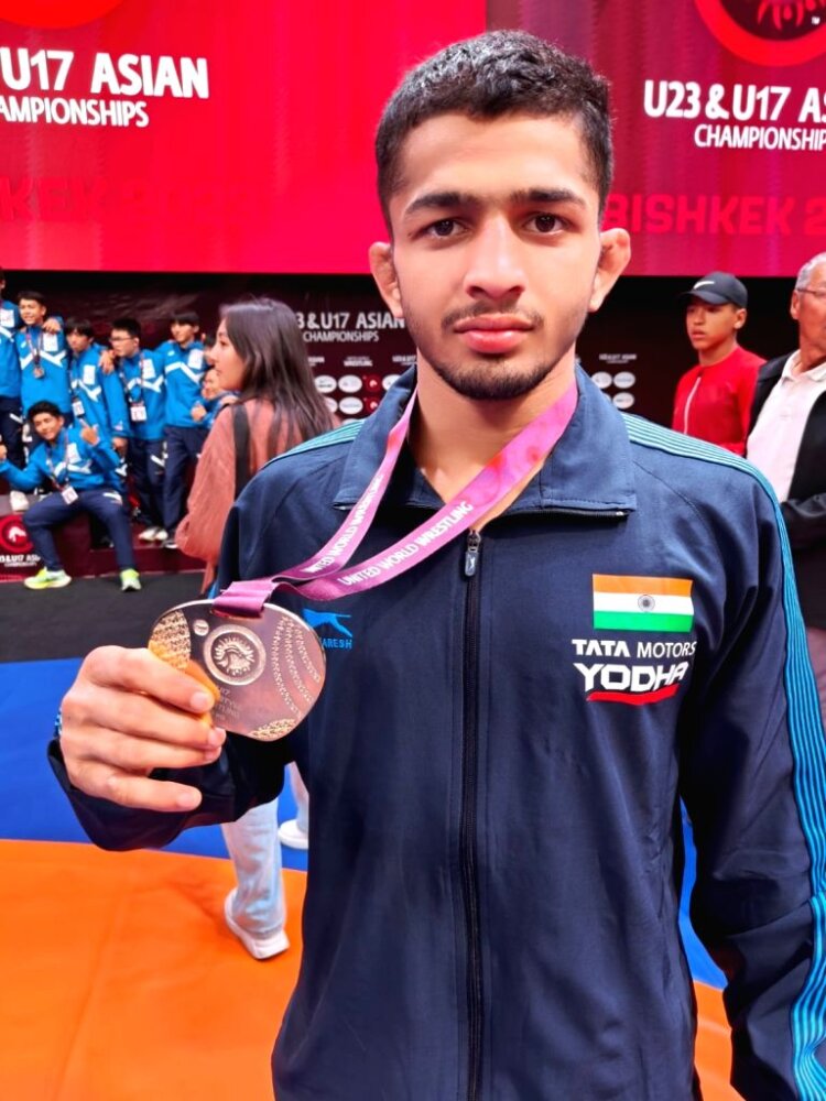 U-17 Asian Wrestling C’ships: Ankush Wins Gold As India Finishes With Seven Medals