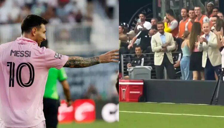Lionel Messi’s Gesture Towards David Beckham Is Winning Hearts