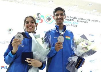 Harmehar & Sanjana Win Silver in ISSF Junior Worlds