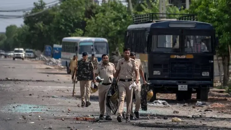 Delhi On High Alert: Haryana Violence Spreads