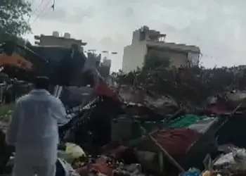 Administration's big action in Nuh! Bulldozers run on illegal slums