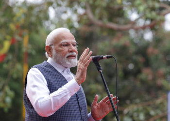 PM accorded grand civic welcome on arrival in Delhi