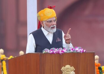 The Prime Minister, Shri Narendra Modi addressed the nation from the ramparts of the Red Fort on the 77th Independence Day