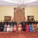 PROBATIONERS OF INDIAN POSTAL SERVICE CALL ON THE PRESIDENT