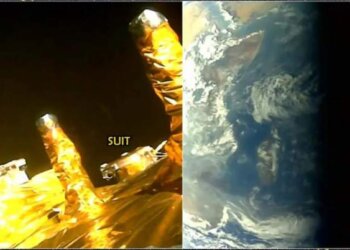 Aditya-L1 Spacecraft Takes A Stunning Selfie Of Earth, Moon: ISRO