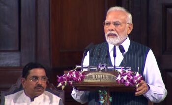 PM addresses Rajya Sabha in the New Parliament Building