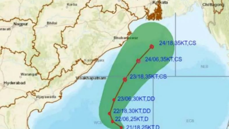 Odisha weather: Depression Over BoB Likely To Intensify Into Deep Depression In Next 24 Hours