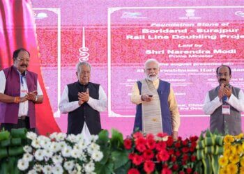PM lays foundation stone and dedicates to nation multiple development projects worth about Rs 27,000 crore in Jagdalpur, Bastar, Chhattisgarh