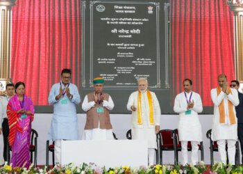 PM lays foundation stone and dedicates to nation multiple projects worth about Rs 5000 crores in Jodhpur, Rajasthan