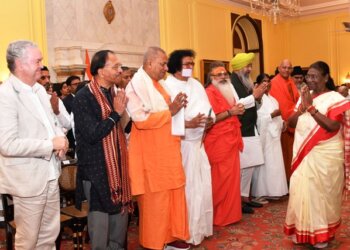 PRESIDENT OF INDIA GRACES AN INTERFAITH MEET AT RASHTRAPATI BHAVAN